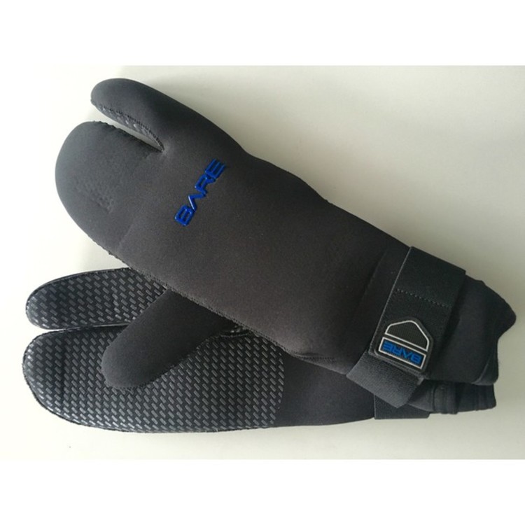 3-Finger kaltwasser Handschuh von Bare aus  7mm Ne