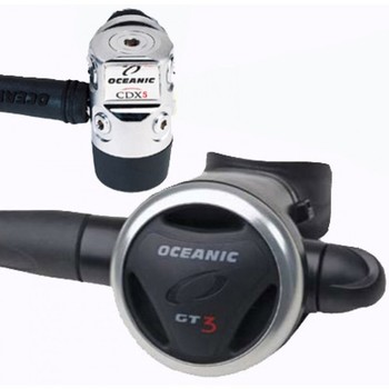 Oceanic Atemregler GT3 schwarz + 1. Stufe CDX5 #va