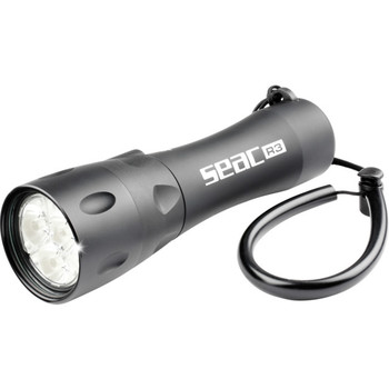 Seac  R3 LED Lampe, black Schwarz Hauptlampe Tauch